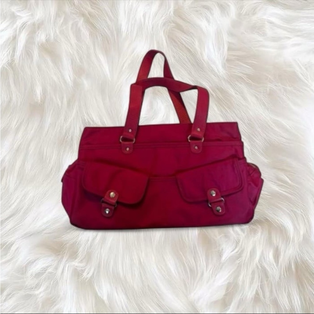 Banana Republic Red Leather Purse